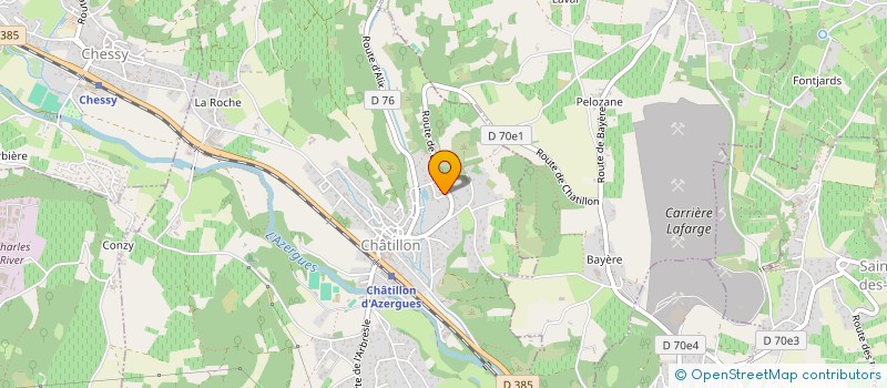 localisation de l'entreprise AZERG'EXPERT  CHATILLON