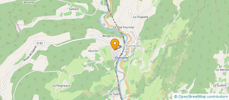 localisation de l'entreprise AZERGUES ENDURO LOISIR  CHAMELET