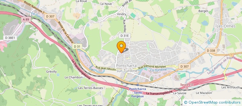 localisation de l'entreprise AZERGUES INVESTISSEMENTS  VINDRY-SUR-TURDINE