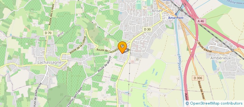 localisation de l'entreprise AZERGUESOLS à CHAZAY-D'AZERGUES