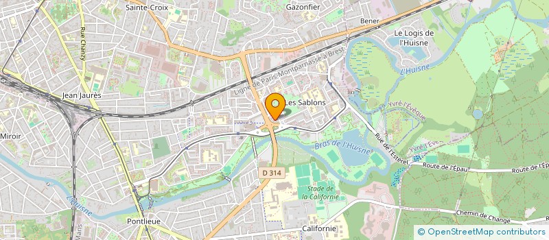 localisation de l'entreprise AZERO à LE MANS