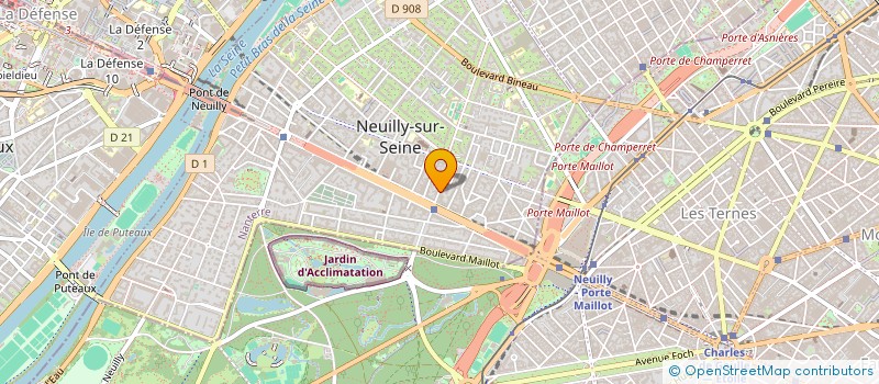 localisation de l'entreprise AZERTIO PROD à NEUILLY-SUR-SEINE