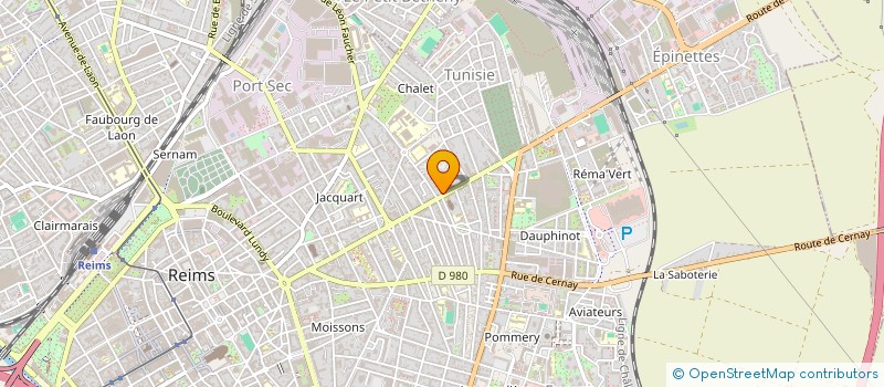 localisation de l'entreprise AZERTY  REIMS