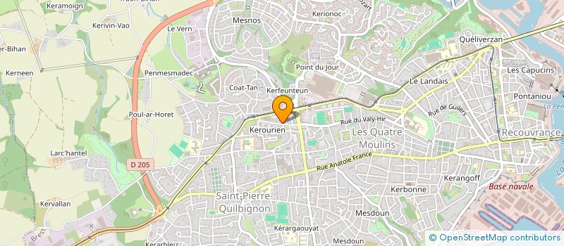 localisation de l'entreprise AZERTY  BREST