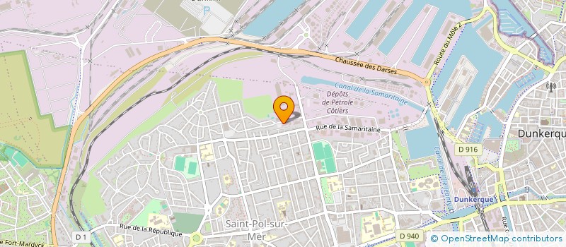 localisation de l'entreprise AZERTY CONSEILS à DUNKERQUE