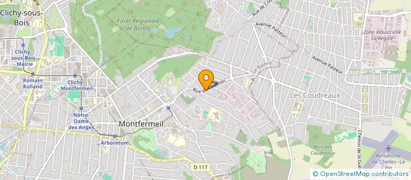localisation de l'entreprise AZERTY RENOVATION à MONTFERMEIL