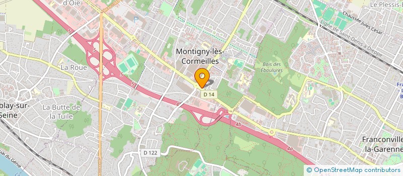 localisation de l'entreprise AZERTY SOLUTIONS INFORMATIQUES  MONTIGNY LES CORMEILLES