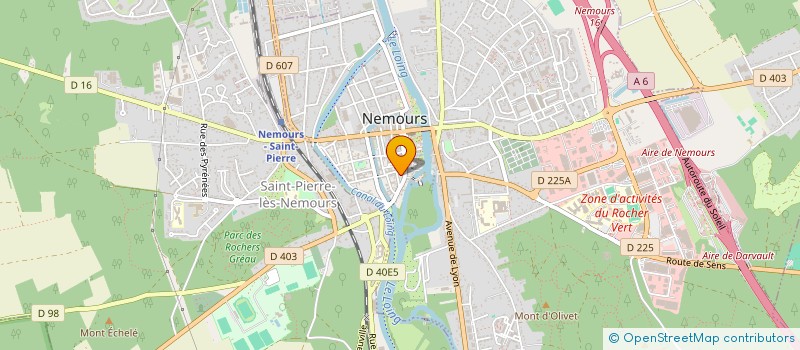 localisation de l'entreprise AZERYS EVENEMENTS  NEMOURS