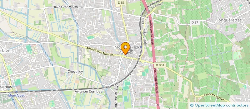 localisation de l'entreprise AZET CONSTRUCTION  MORIERES-LES-AVIGNON