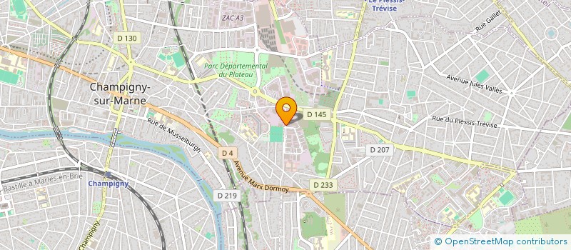 localisation de l'entreprise AZETELEC  CHAMPIGNY-SUR-MARNE