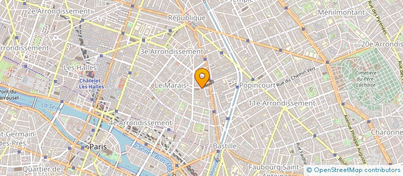 localisation de l'entreprise AZEX SARL à PARIS