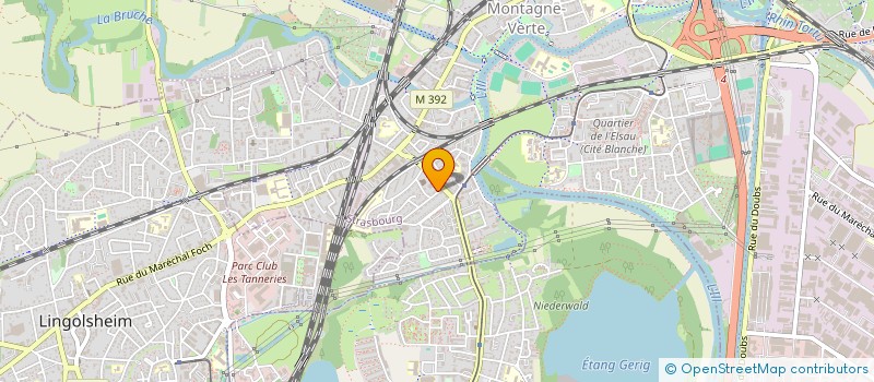 localisation de l'entreprise AZF  STRASBOURG