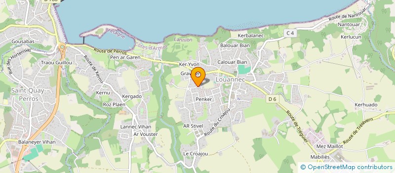 localisation de l'entreprise AZFINANCEMENT  LOUANNEC