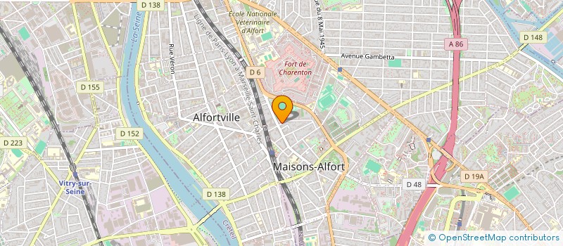 localisation de l'entreprise AZG RENOVATION  MAISONS-ALFORT