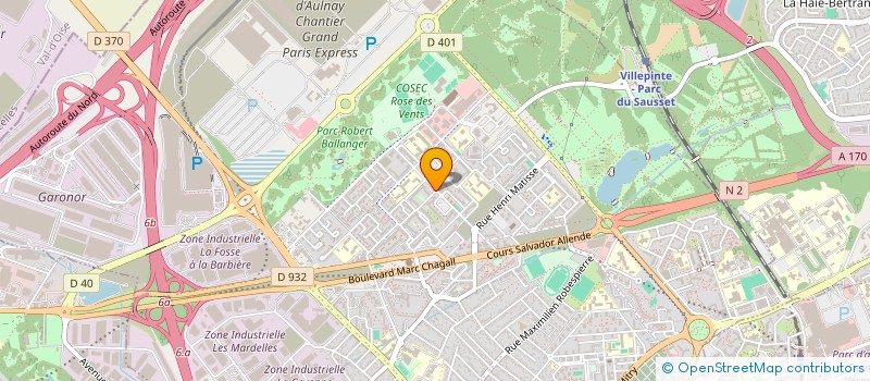 localisation de l'entreprise AZGAD à AULNAY-SOUS-BOIS