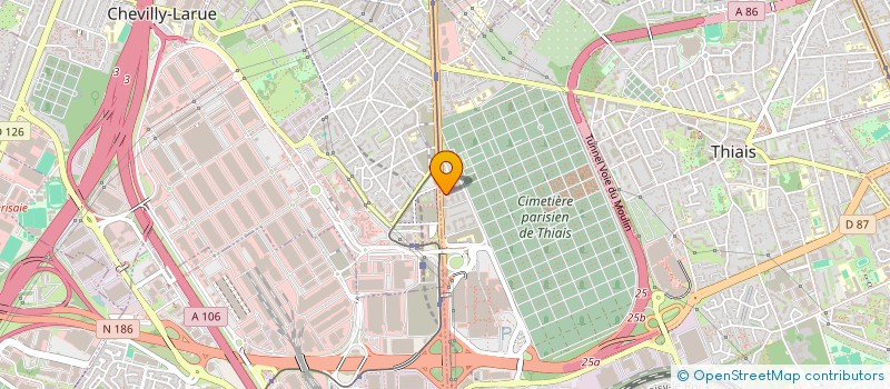 localisation de l'entreprise AZH IMPORT EXPORT  THIAIS