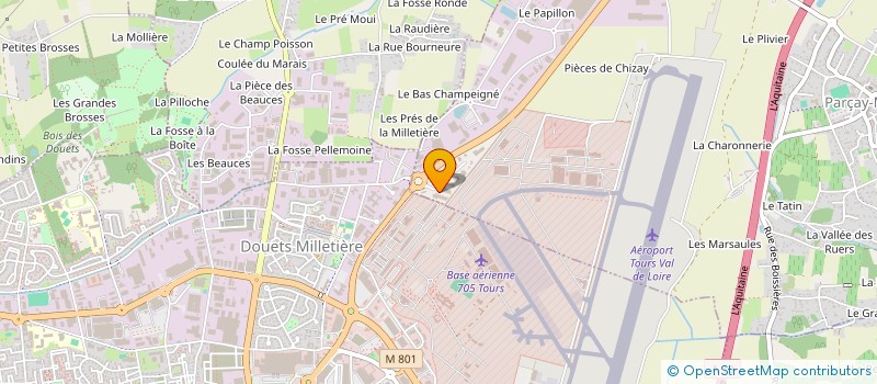 localisation de l'entreprise AZHA  PARCAY-MESLAY