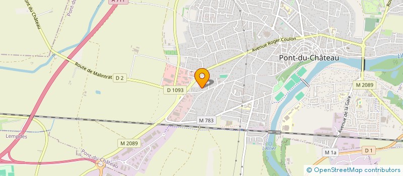 localisation de l'entreprise AZI IMMO  PONT-DU-CHATEAU