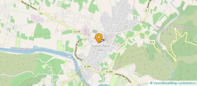 localisation de l'entreprise AZIA à VALLON-PONT-D'ARC
