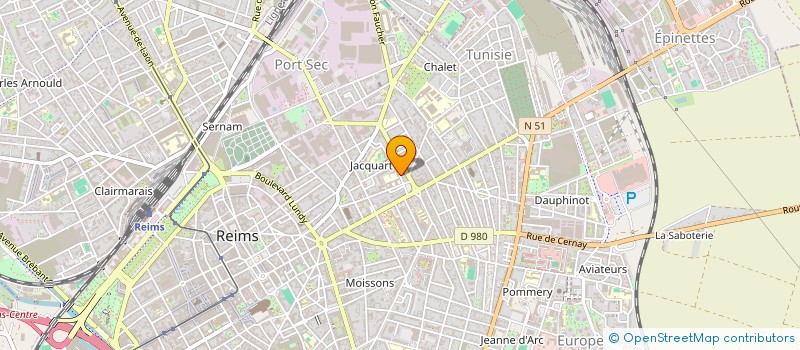 localisation de l'entreprise AZIA MAJOR  REIMS