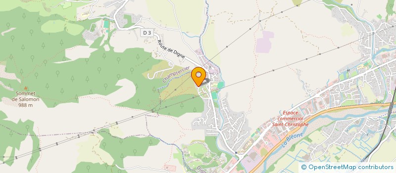 localisation de l'entreprise AZIERES - BAZIN - LAMBLIN à DIGNE-LES-BAINS