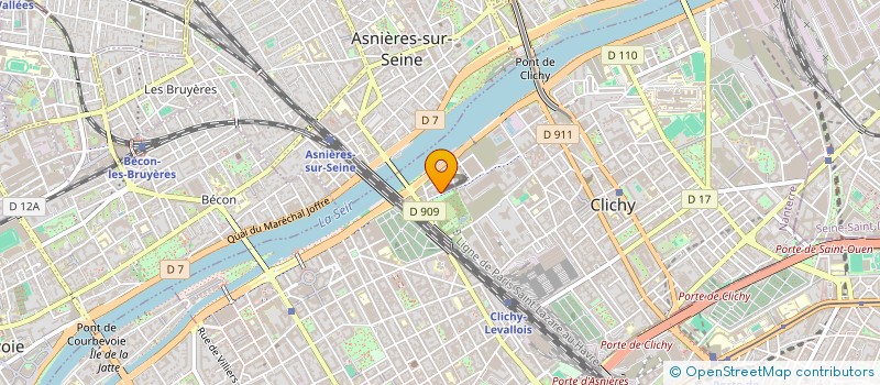 localisation de l'entreprise AZIIS LOCATION à CLICHY