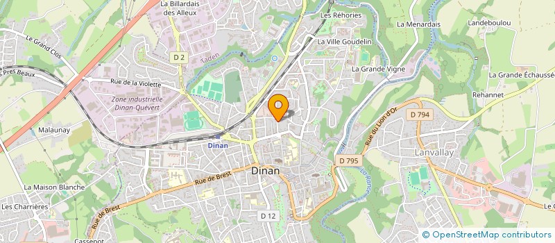 localisation de l'entreprise AZILIZ à DINAN