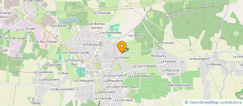 localisation de l'entreprise AZIM  BEAUMONT-EN-VERON