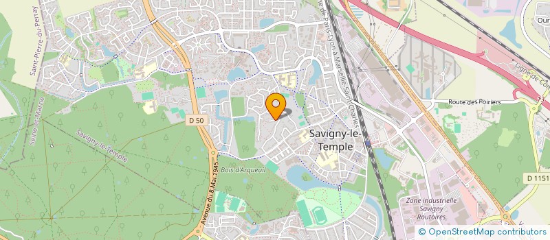 localisation de l'entreprise AZIM  SAVIGNY-LE-TEMPLE