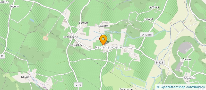 localisation de l'entreprise AZIM'UT ASSOCIATION  NAUJAN-ET-POSTIAC
