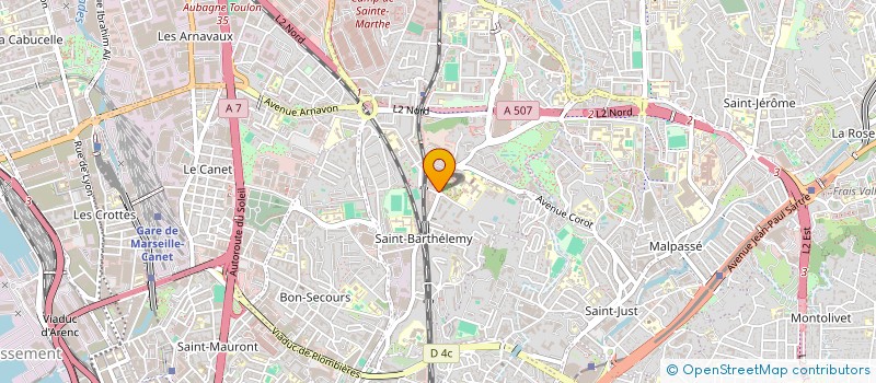 localisation de l'entreprise AZIMUT  MARSEILLE