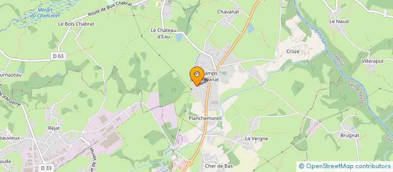 localisation de l'entreprise AZIMUT à SAINT-FIEL