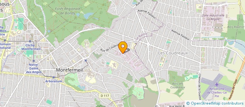 localisation de l'entreprise AZIMUT  MONTFERMEIL