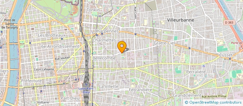 localisation de l'entreprise AZIMUT ALL  VILLEURBANNE