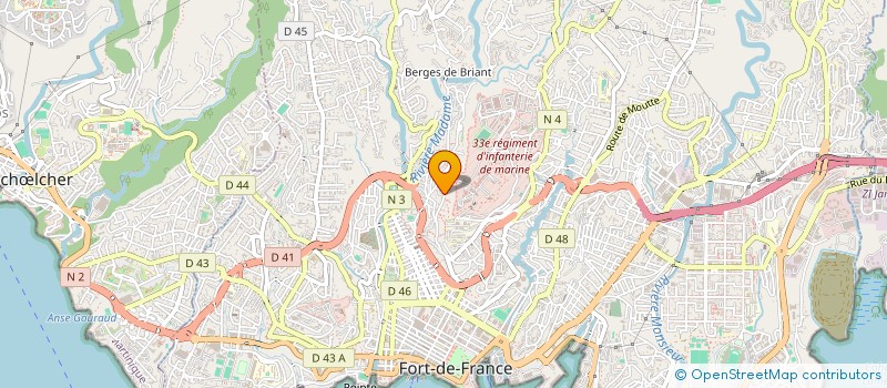 localisation de l'entreprise AZIMUT BLEU MARINE  FORT-DE-FRANCE