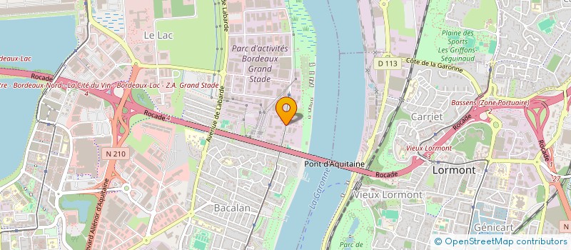 localisation de l'entreprise AZIMUT BRASSERIE à BORDEAUX