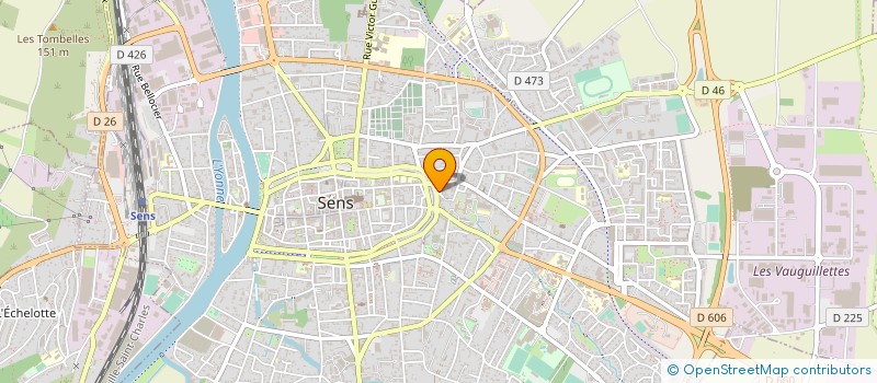 localisation de l'entreprise AZIMUT CONSEILS à SENS