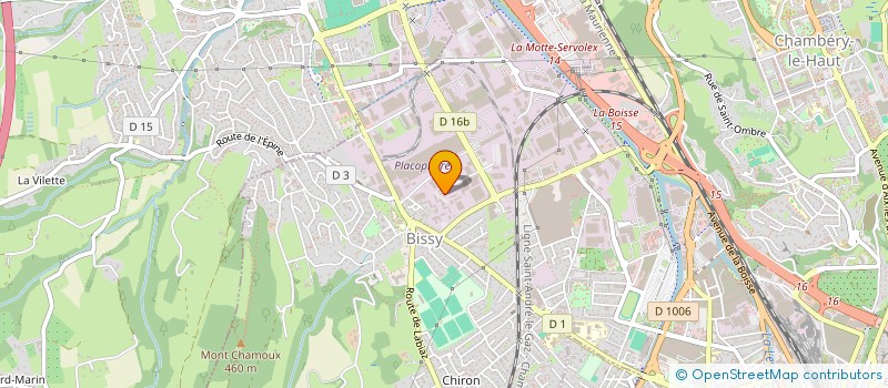 localisation de l'entreprise AZIMUT CONTROL  CHAMBERY