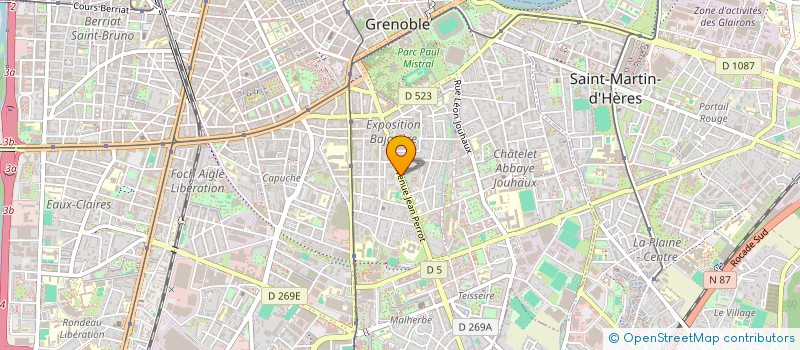 localisation de l'entreprise AZIMUT IMPRO  GRENOBLE