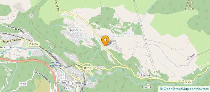 localisation de l'entreprise AZIMUT MONTAGNES à IGNAUX