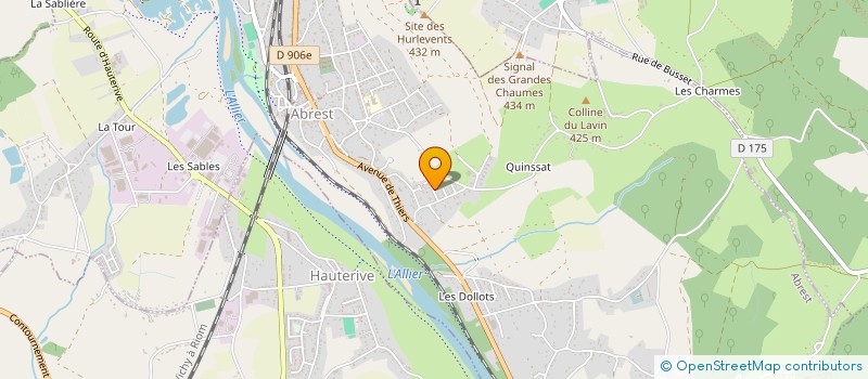 localisation de l'entreprise AZIMUT MULTIMEDIA  ABREST