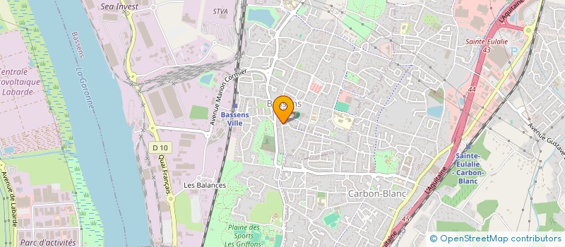 localisation de l'entreprise AZIMUT-RANDO à BASSENS