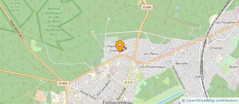localisation de l'entreprise AZIMUT SPORT COMPETITION FONTAINEBLEAU à FONTAINEBLEAU