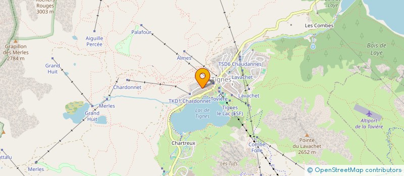 localisation de l'entreprise AZIMUT T  TIGNES