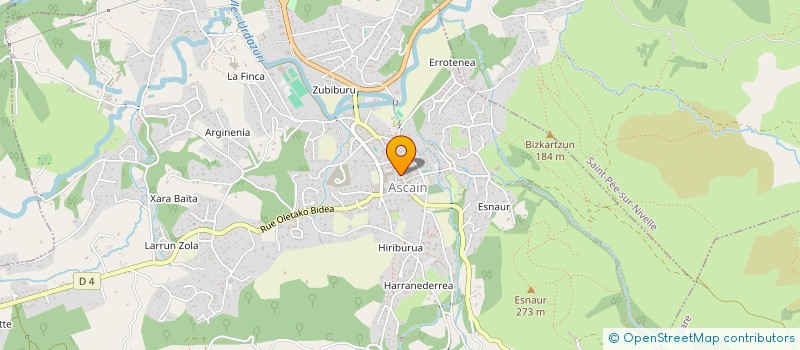 localisation de l'entreprise AZIMUTH  ASCAIN