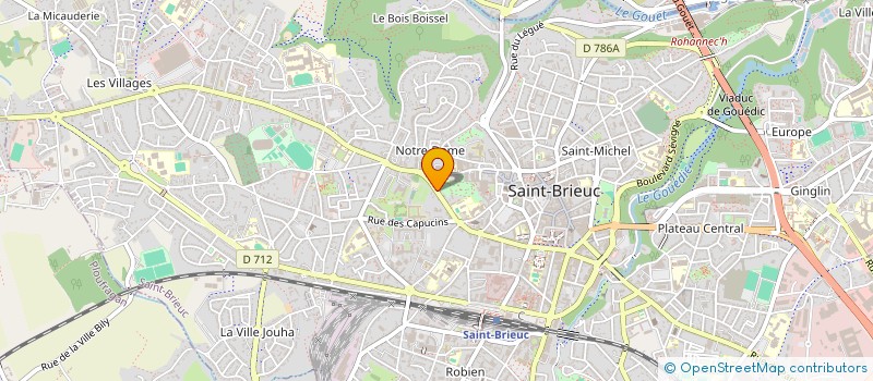 localisation de l'entreprise AZIMUTH CONSULT à SAINT-BRIEUC