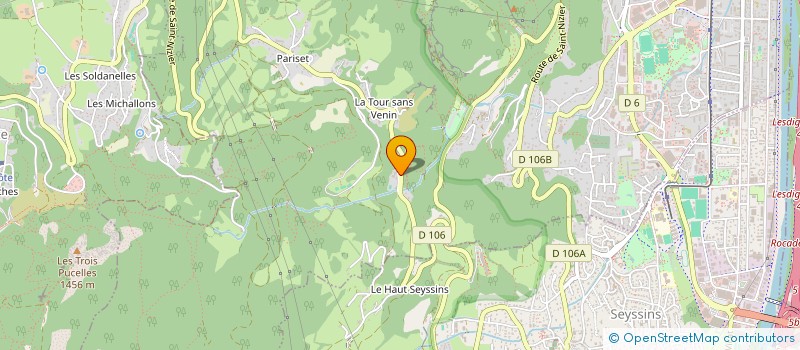 localisation de l'entreprise AZIMUTS COMMUNICATION à SEYSSINET-PARISET