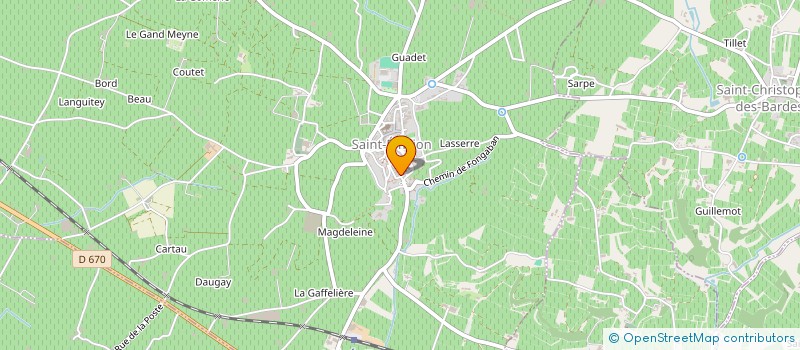 localisation de l'entreprise AZIMUTS VINS à SAINT-EMILION