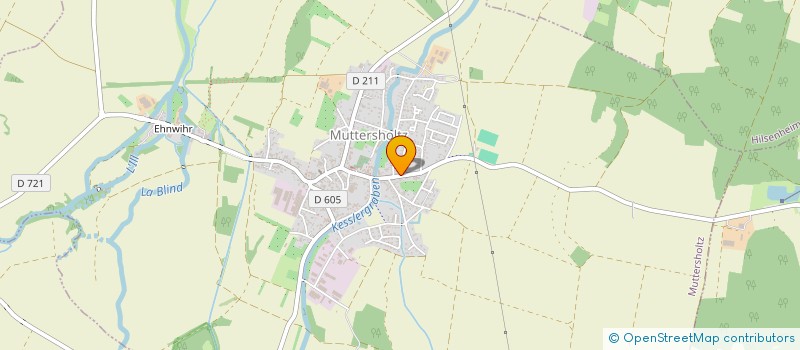 localisation de l'entreprise AZIMUTT  MUTTERSHOLTZ