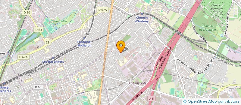 localisation de l'entreprise AZINA HOLDING à ANTONY